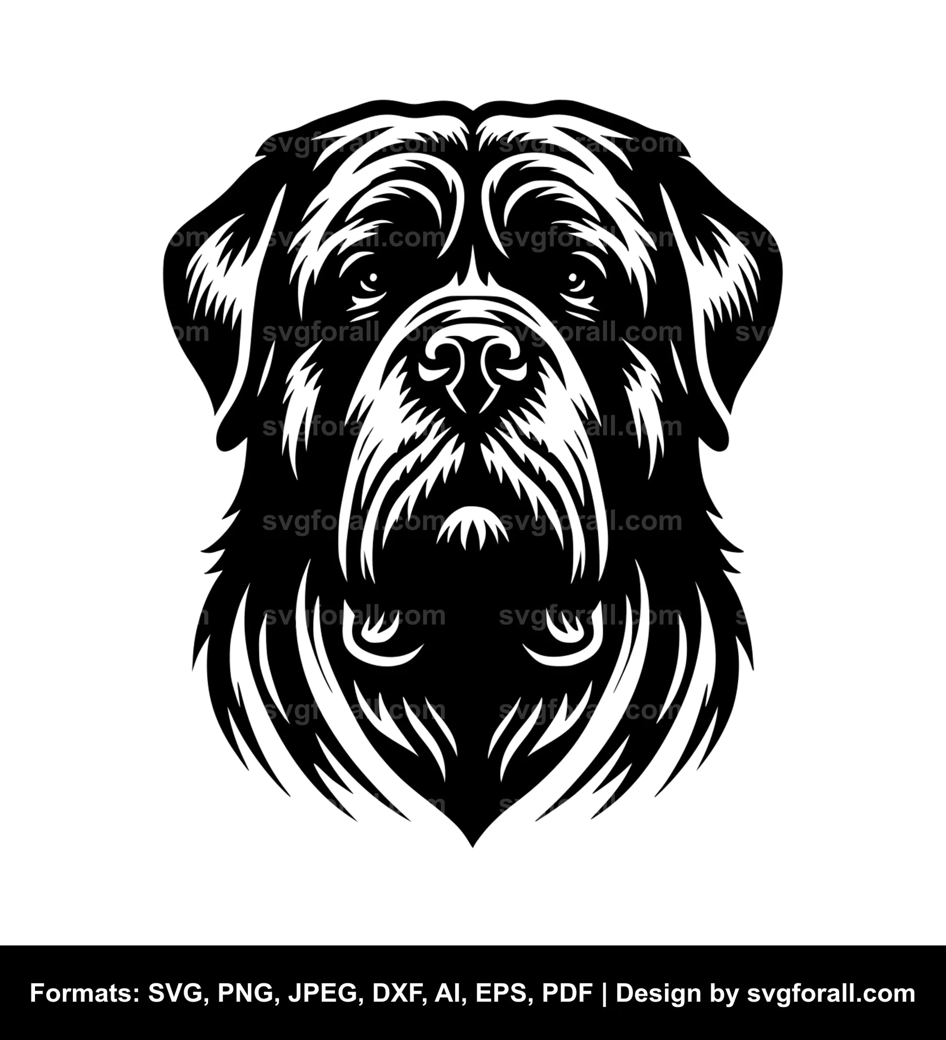 Mastiff Dog SVG