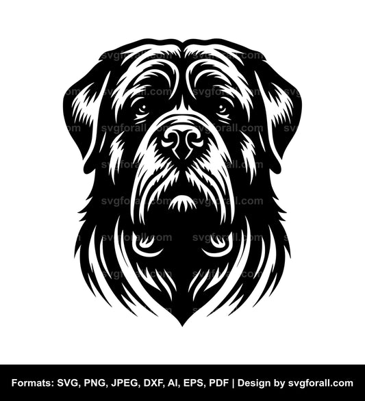 Mastiff Dog SVG