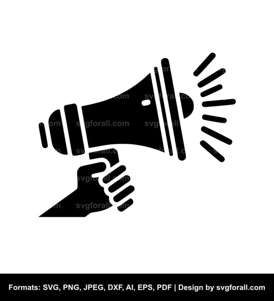 Megaphone SVG PNG