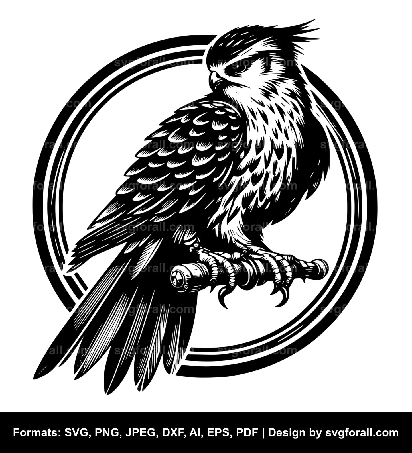 Merlin Bird SVG Download