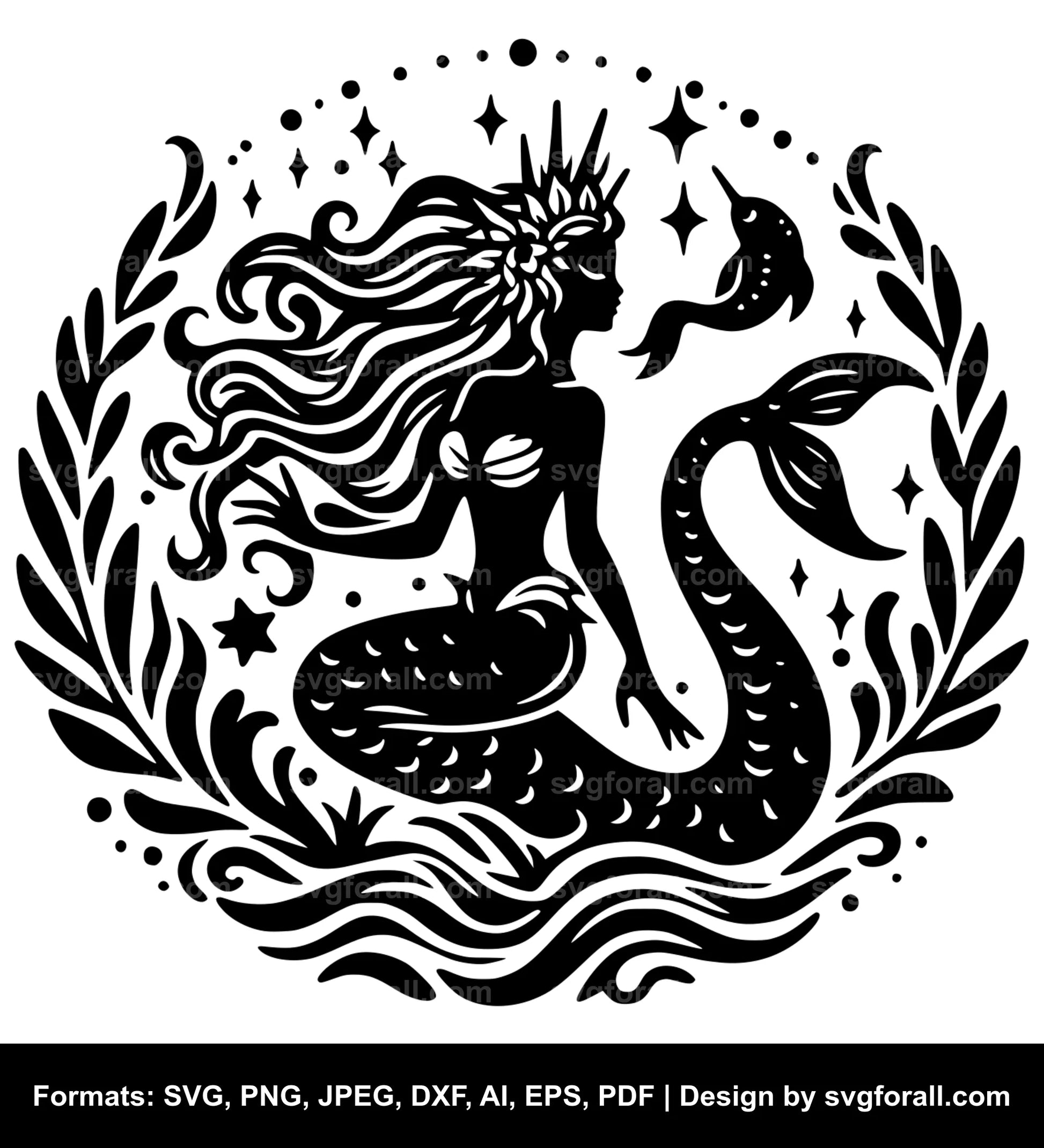 Mermaid SVG Download