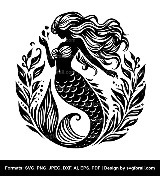 Mermaid Tail Vector SVG