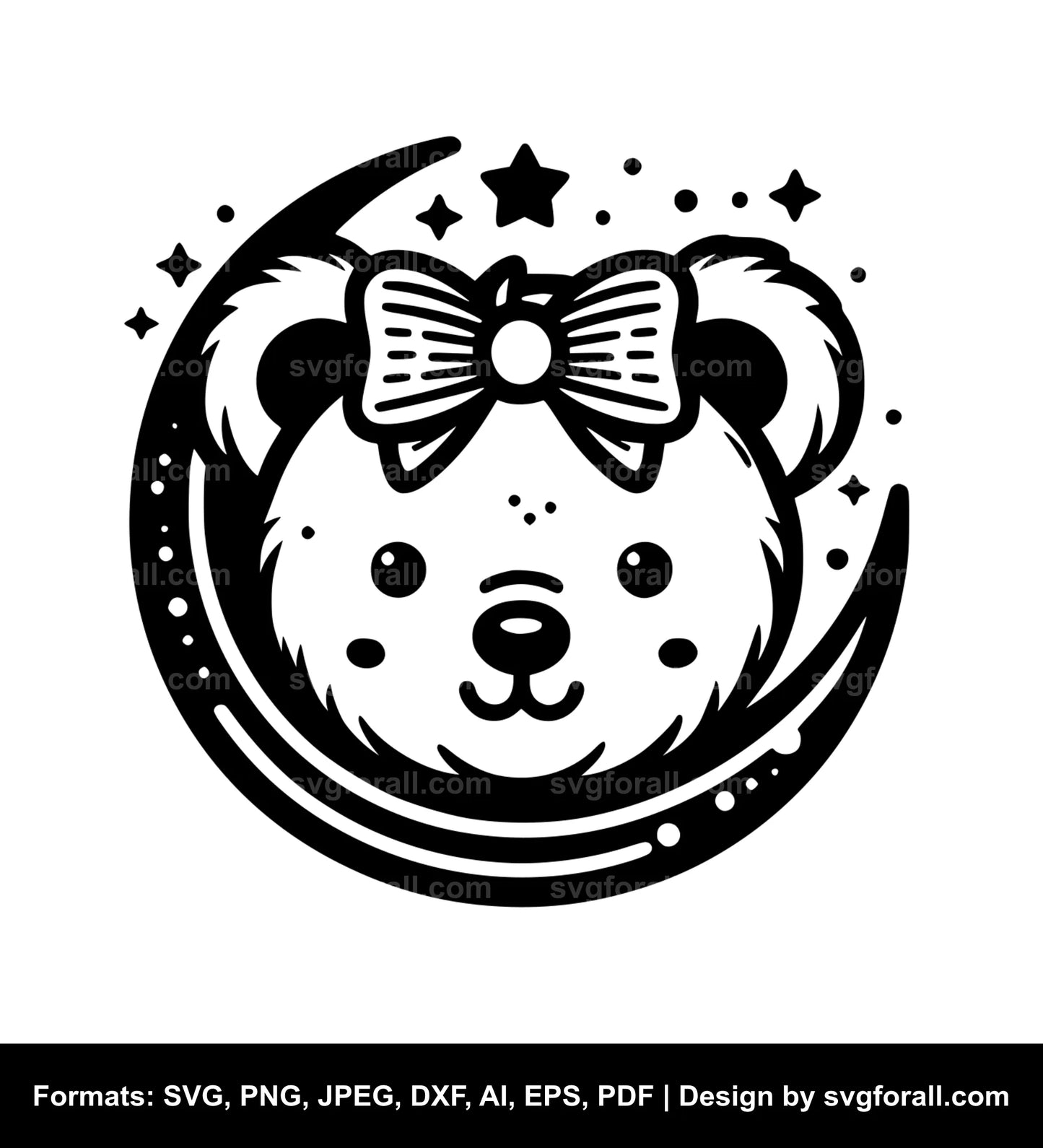 Mimi Bear SVG PNG