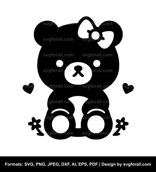 Mimi Bear SVG Vector