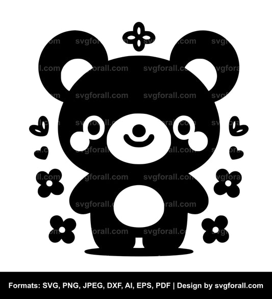 Mimi Bear Vector SVG