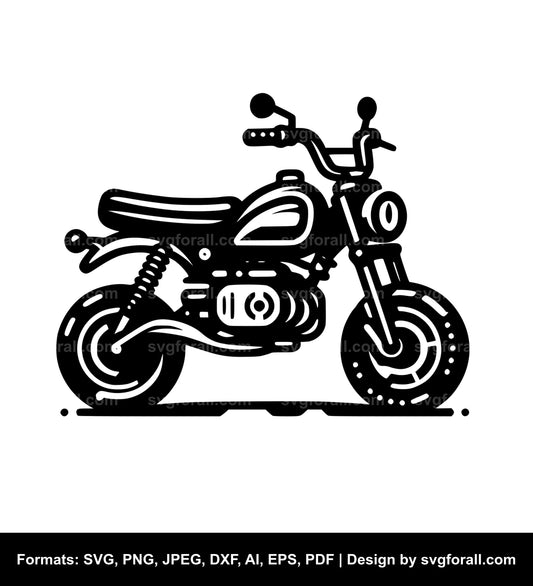 Mini Bike SVG Vector