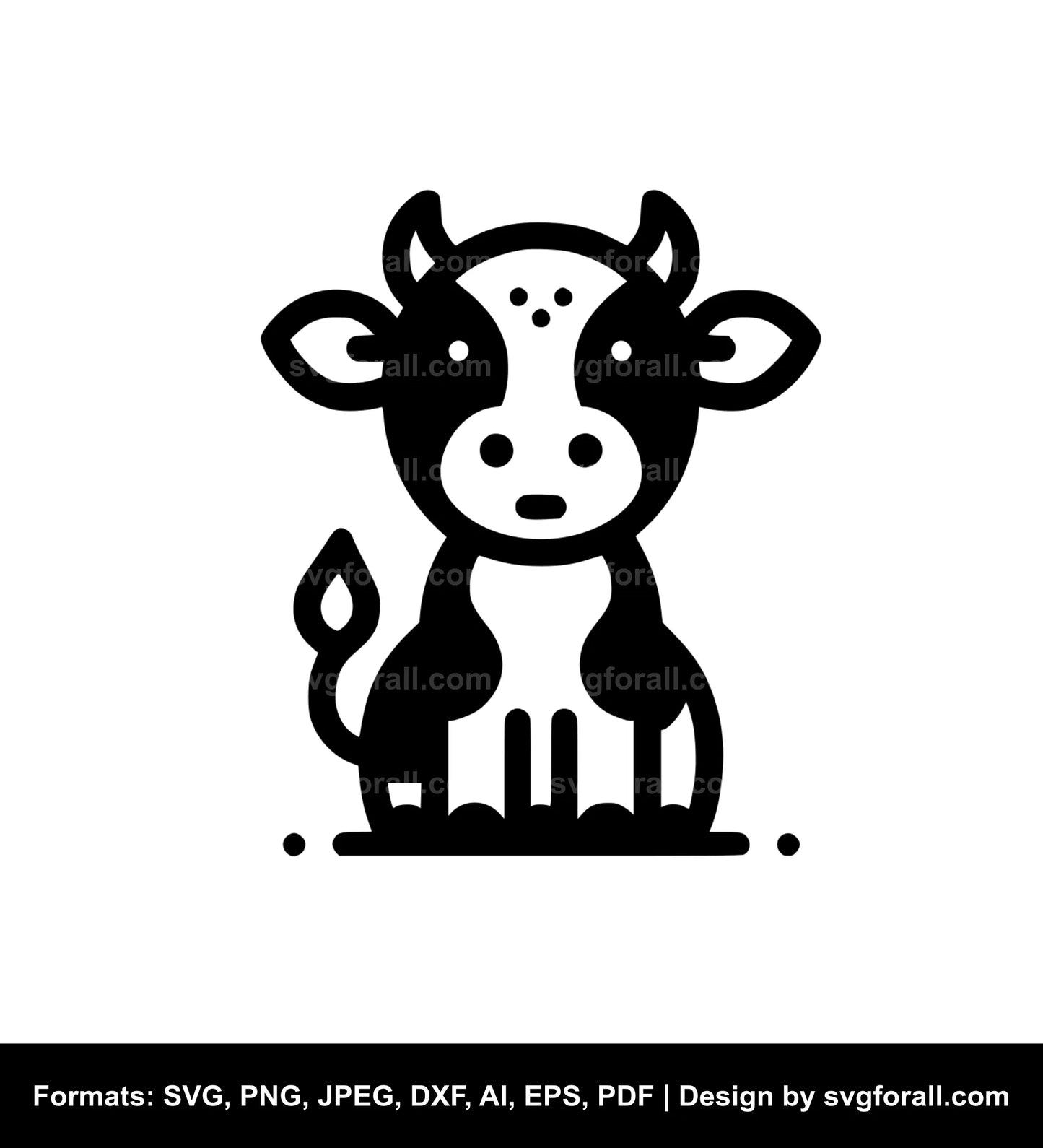 Mini Cow SVG