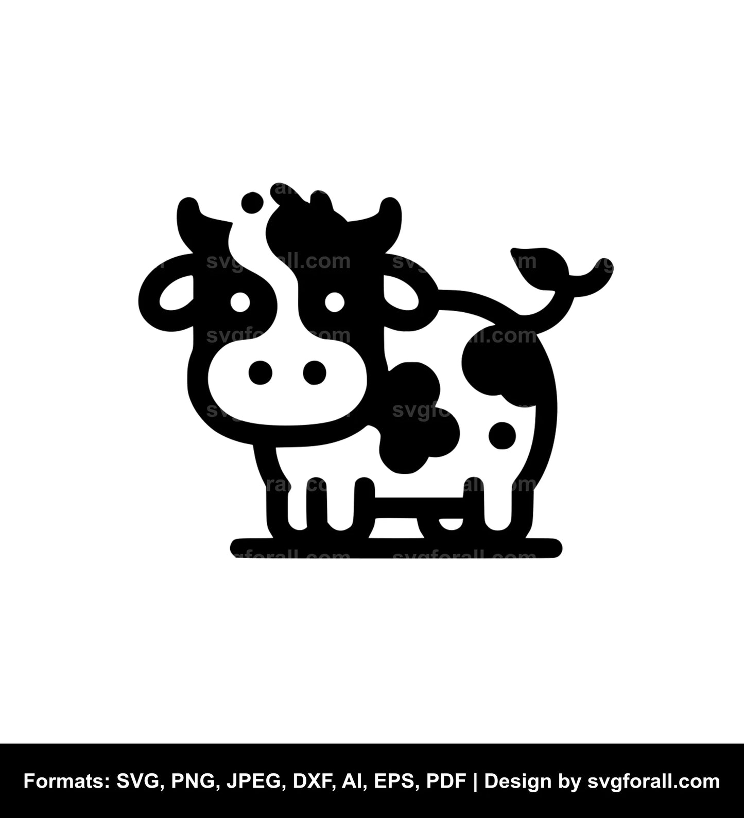 Mini Cow SVG PNG