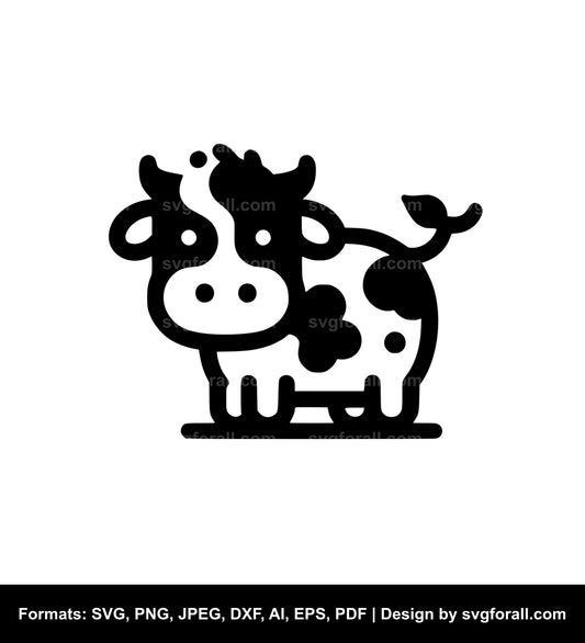 Mini Cow SVG PNG