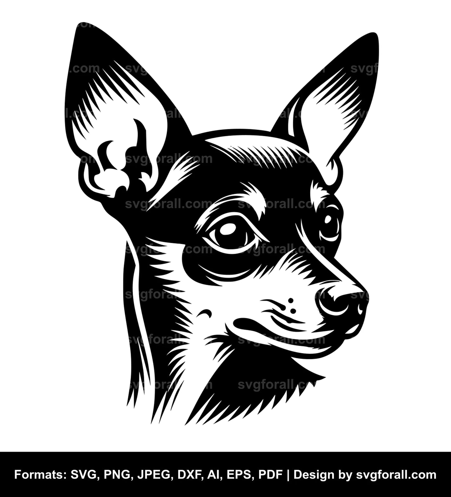 Miniature Pinscher Dog SVG