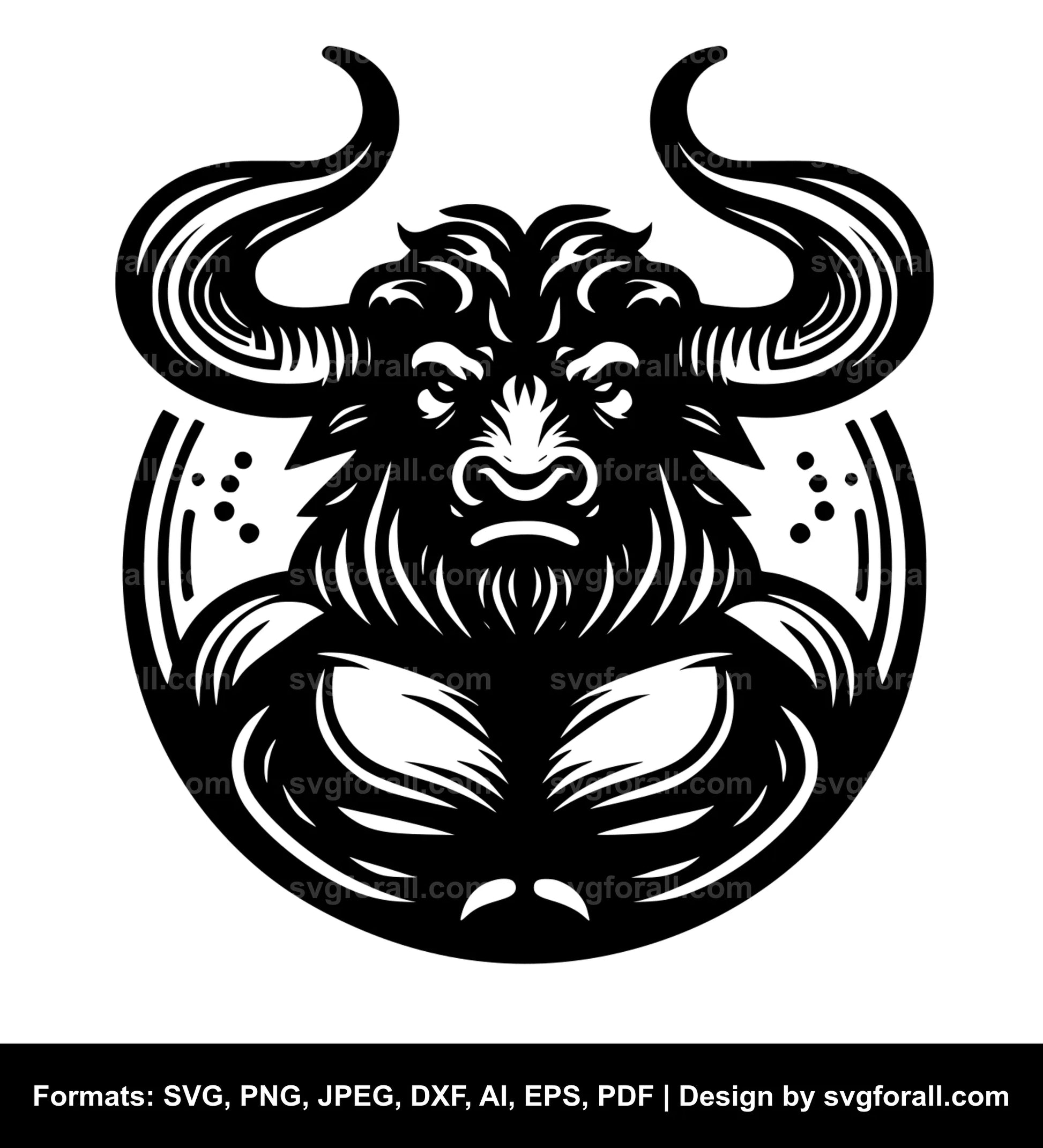 Minotaur Black SVG