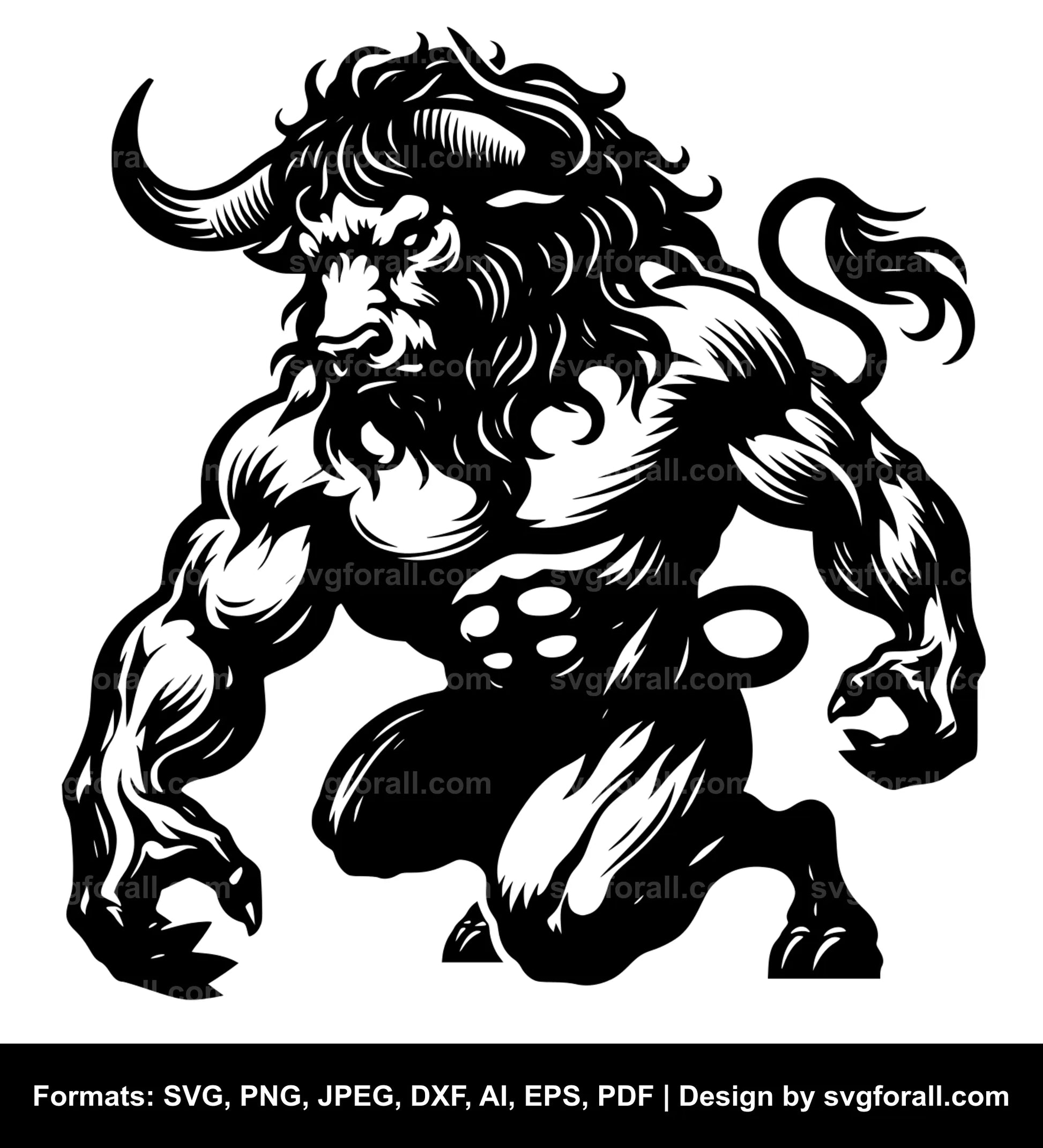 Minotaur SVG Vector