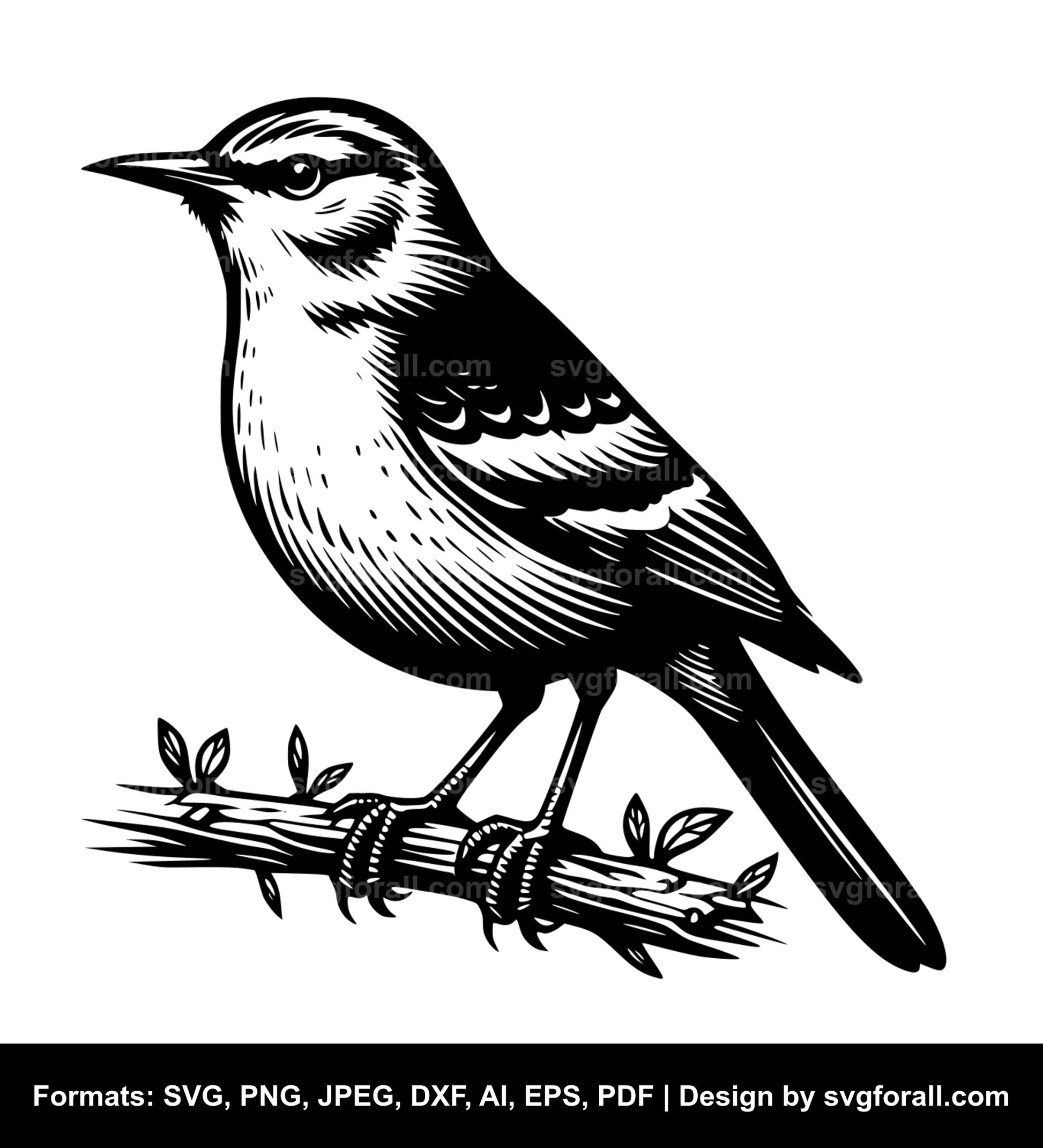 Mockingbird SVG File