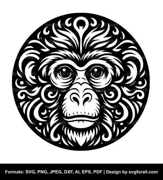 Monkey Vector SVG