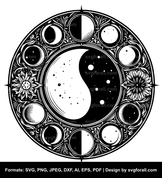 Moon Phases SVG