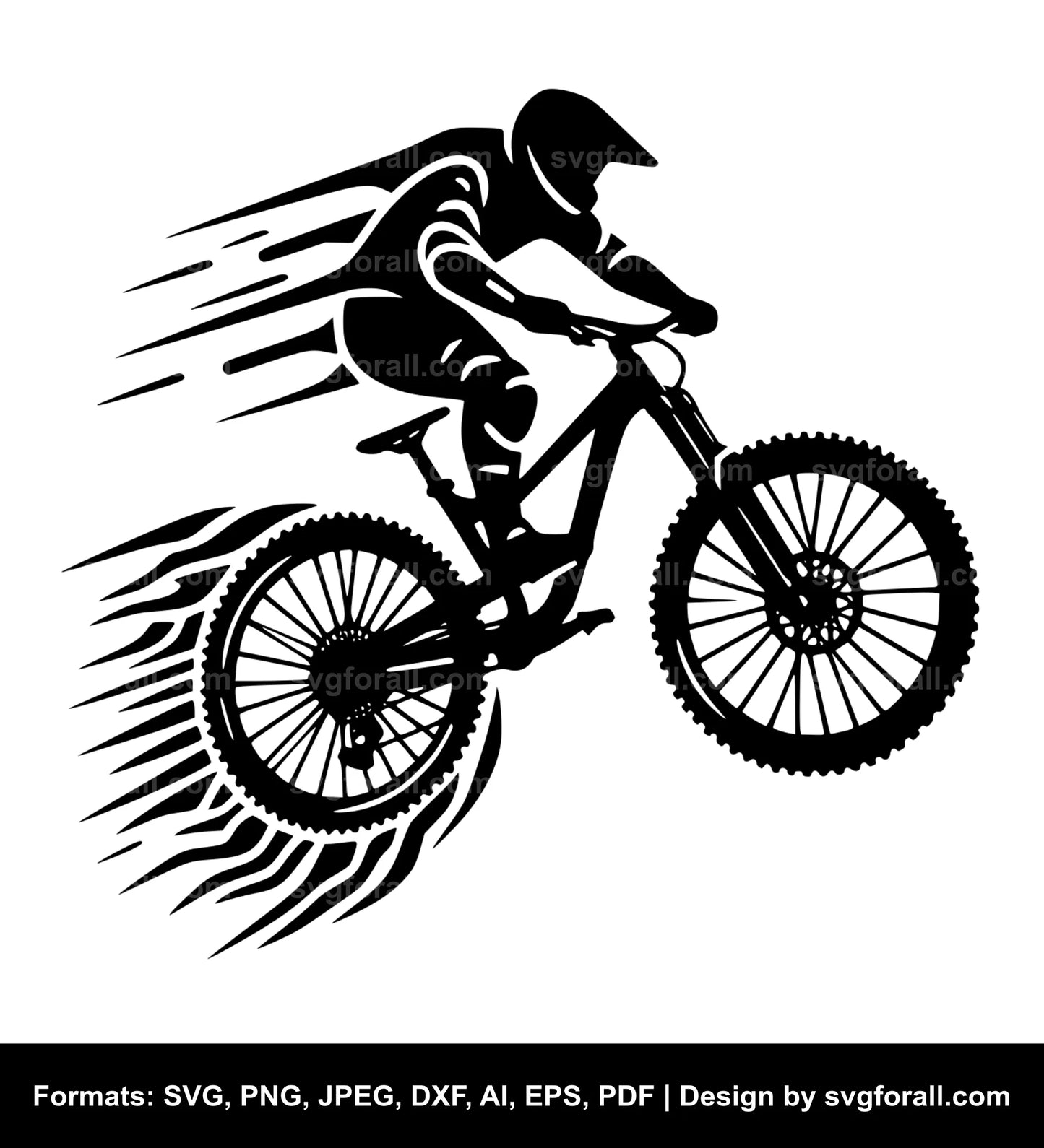 Mountain Bike SVG Cut Files