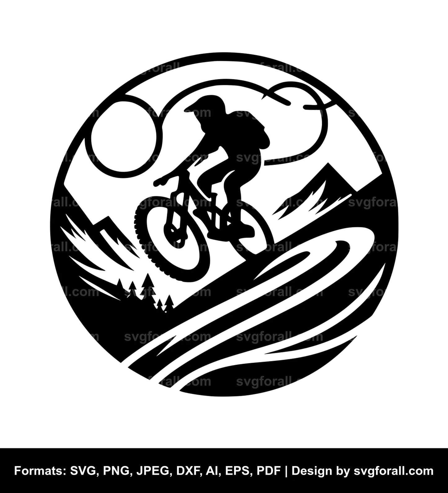 Mountain Bike SVG Download