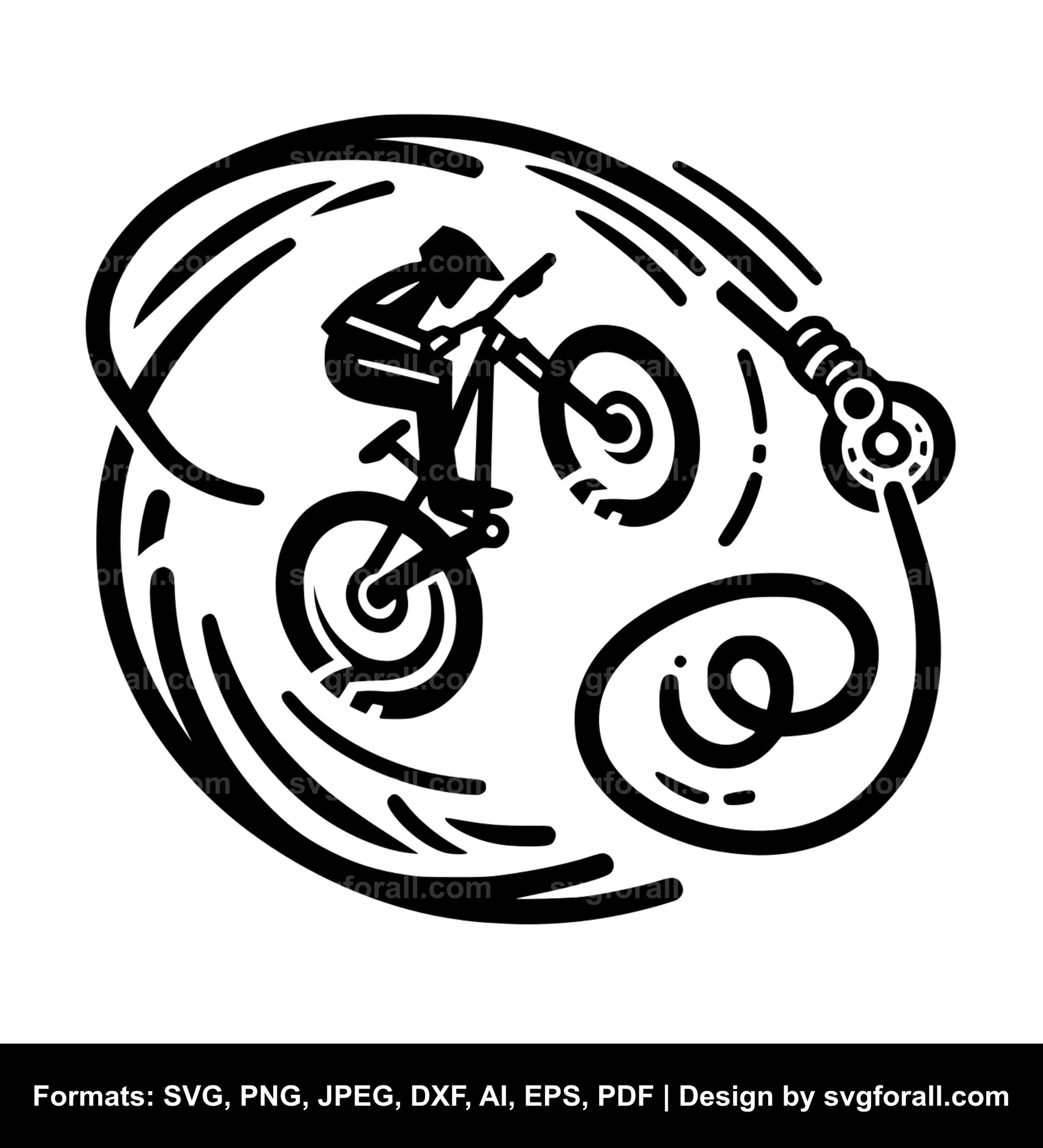 Mountain Bike SVG Download File