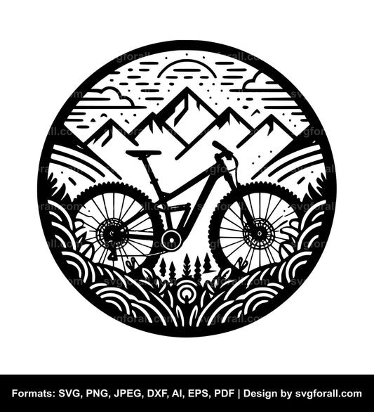 Mountain Bike SVG [for Cricut]