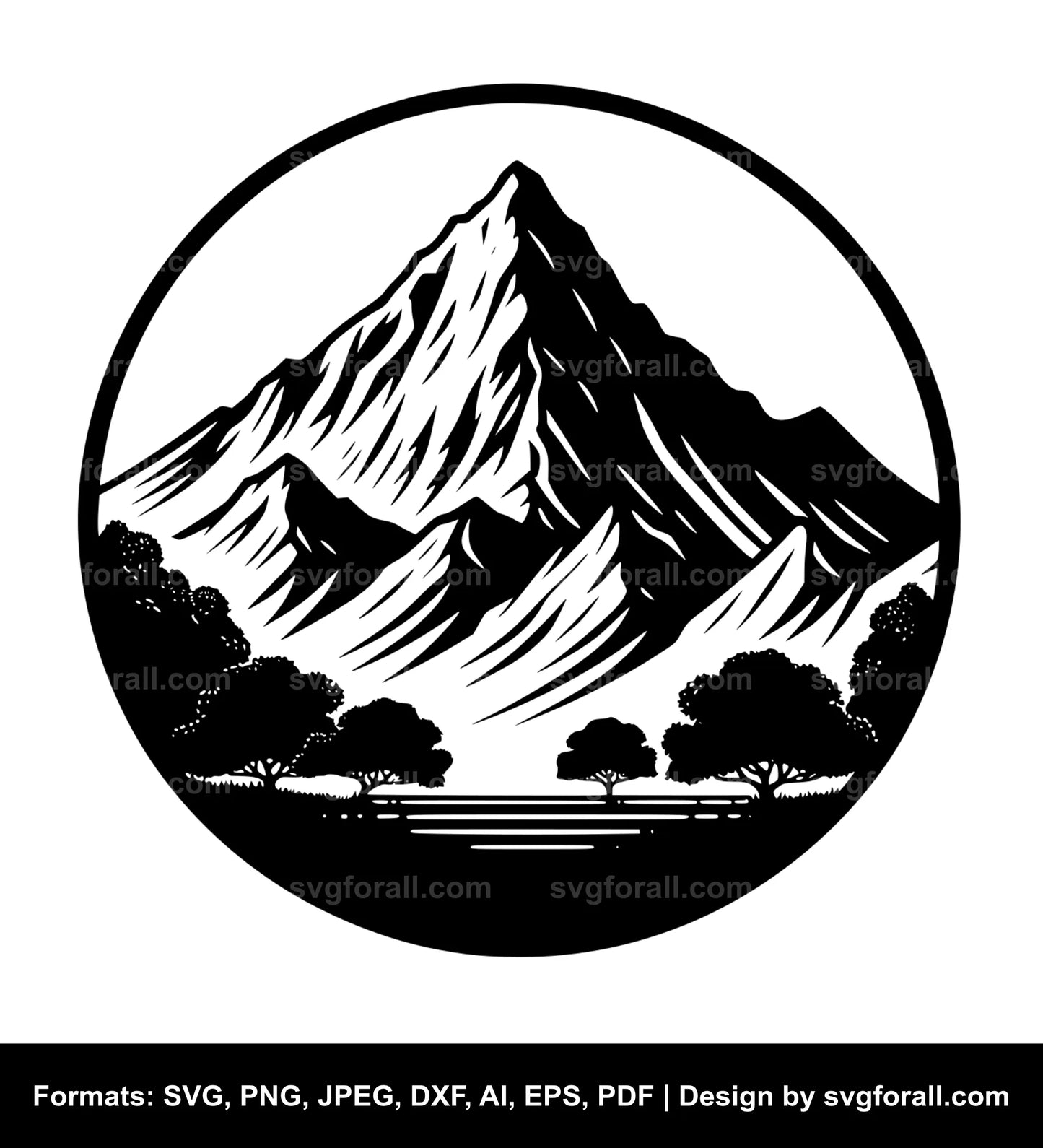 Mountain Clipart SVG