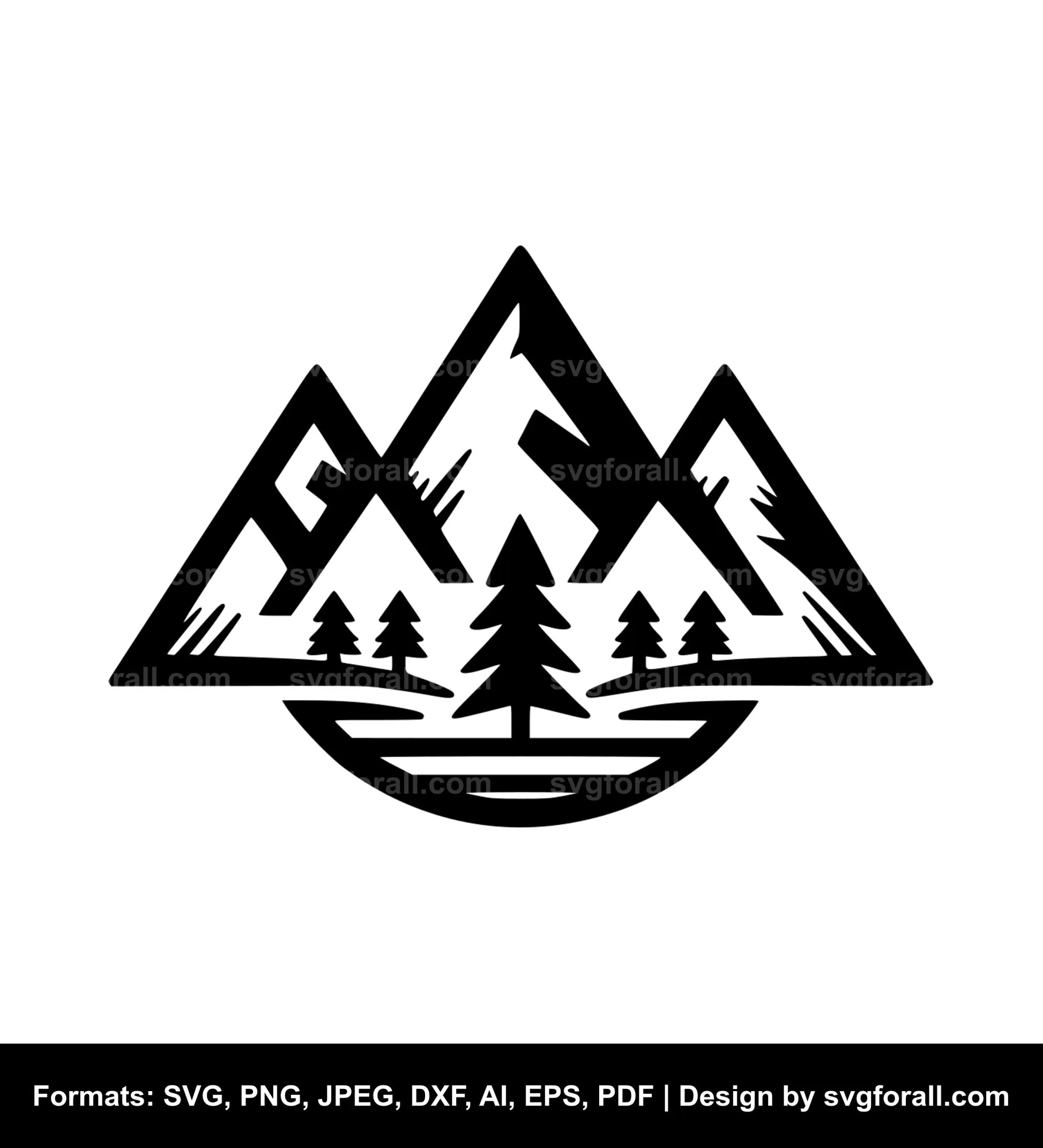 Mountain SVG Clip Art