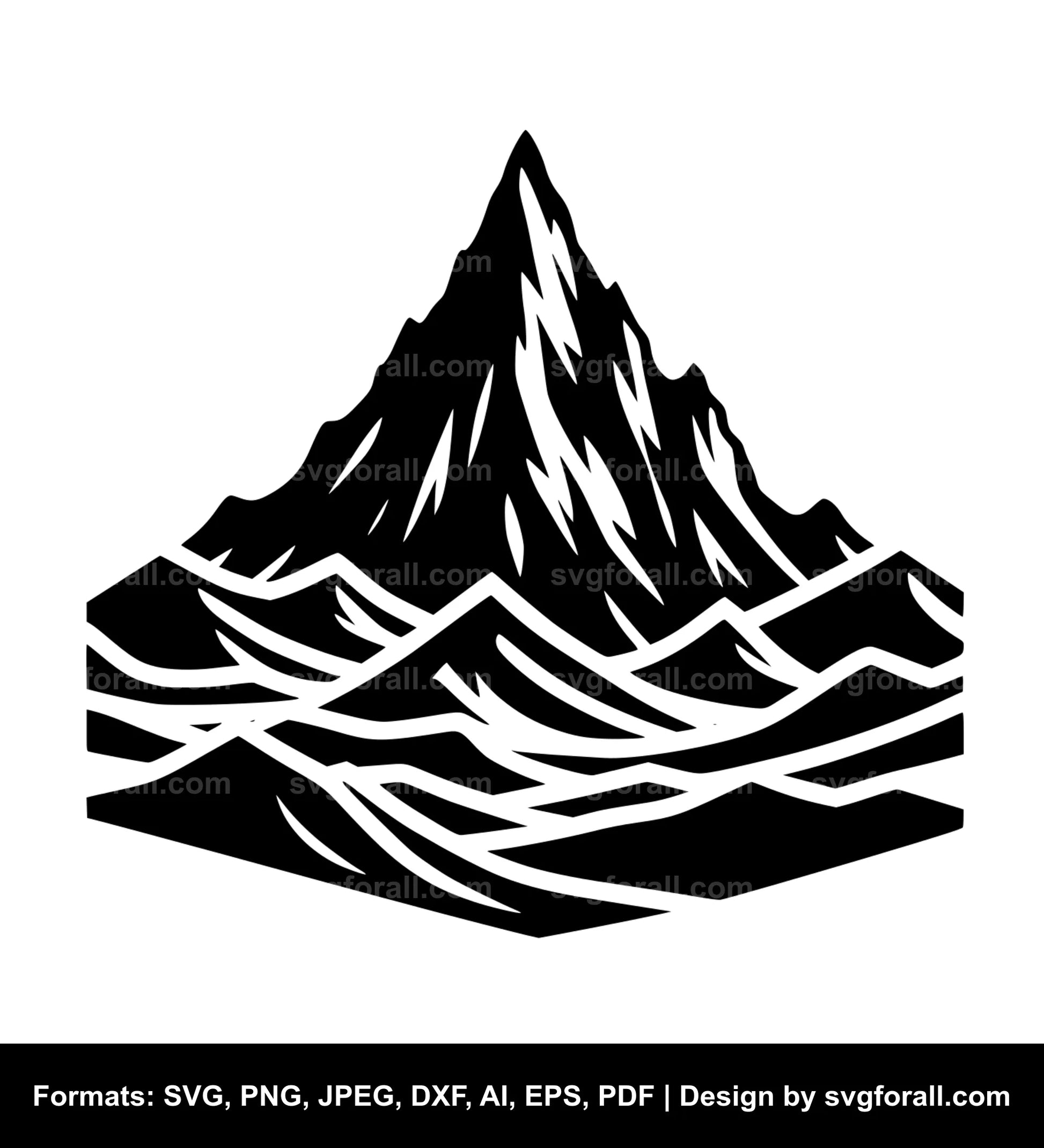 Mountain SVG Cut File