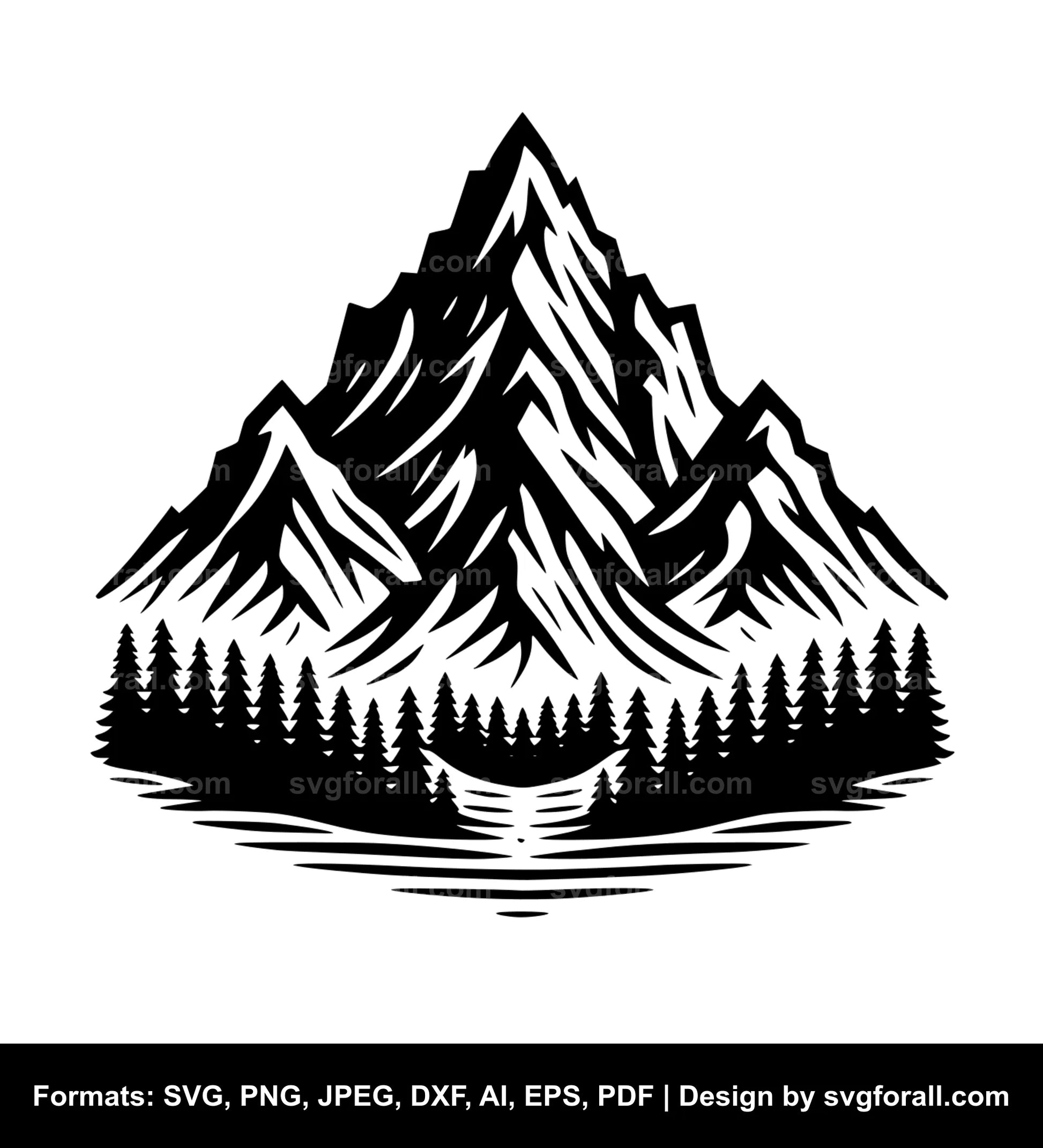 Mountain SVG PNG Image