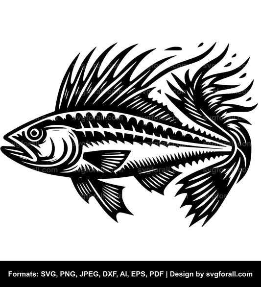 Mullet Fish Cricut SVG