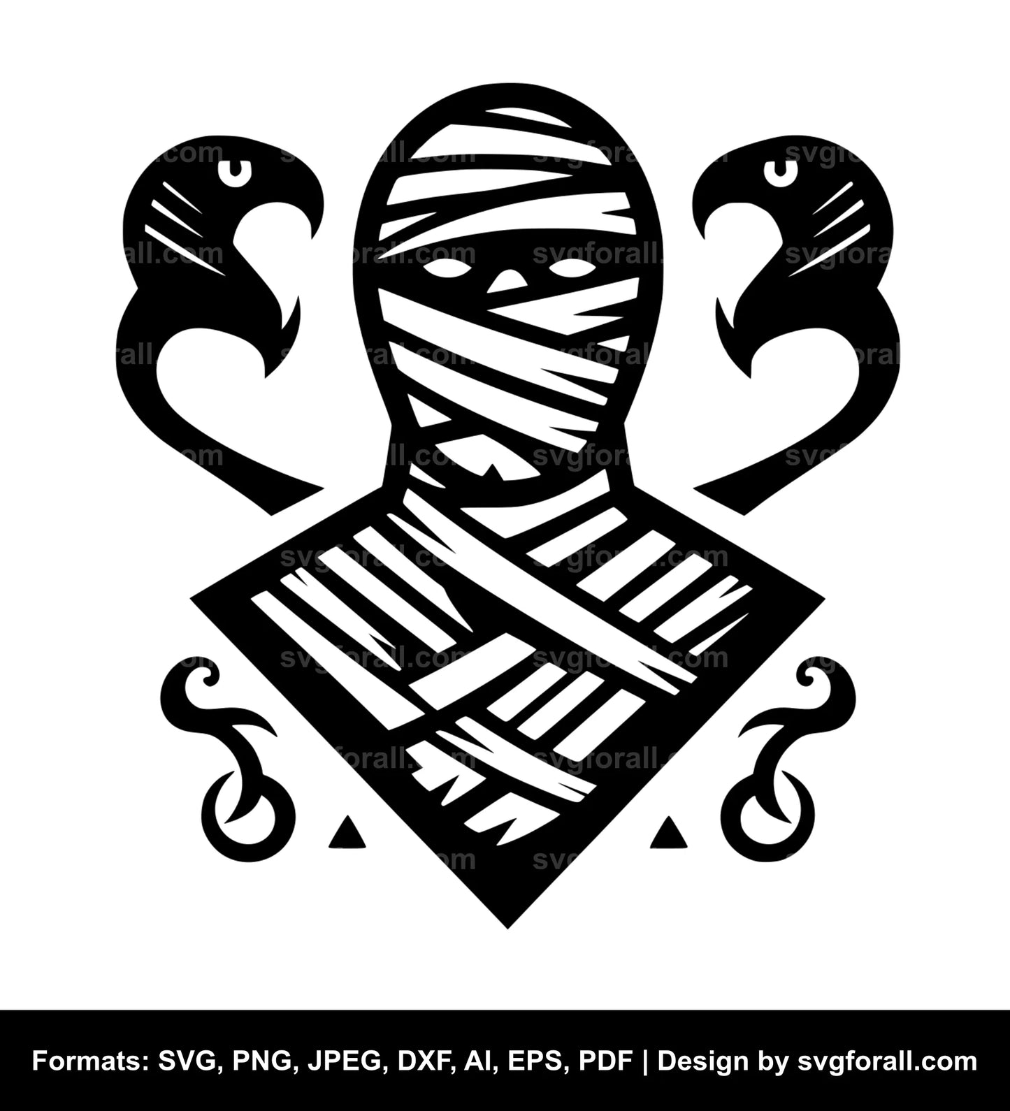 Mummy Black SVG PNG