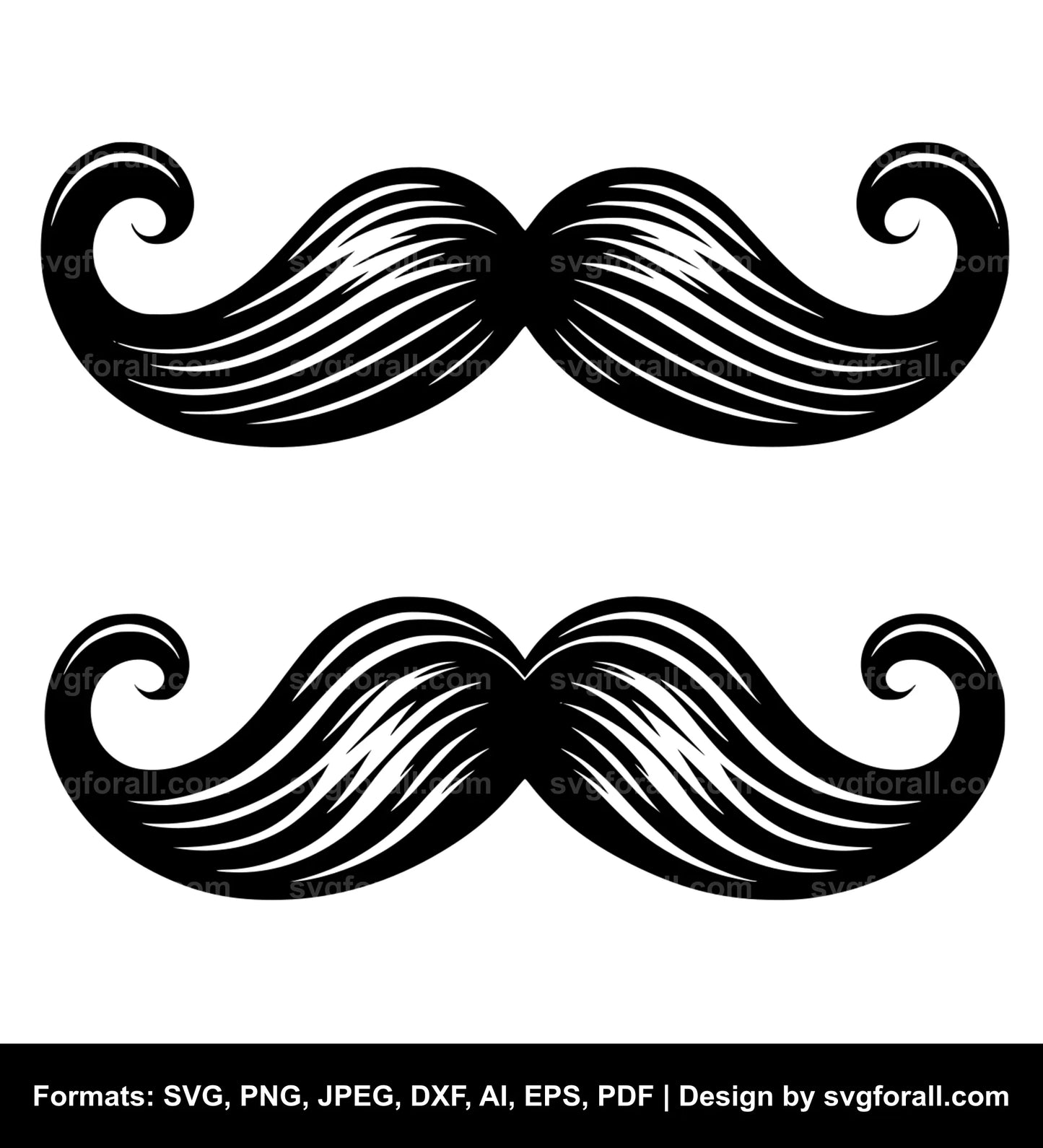 Mustache Cricut SVG