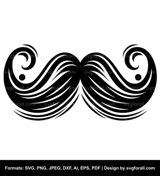 Mustache SVG Clipart