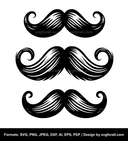 Mustache SVG File