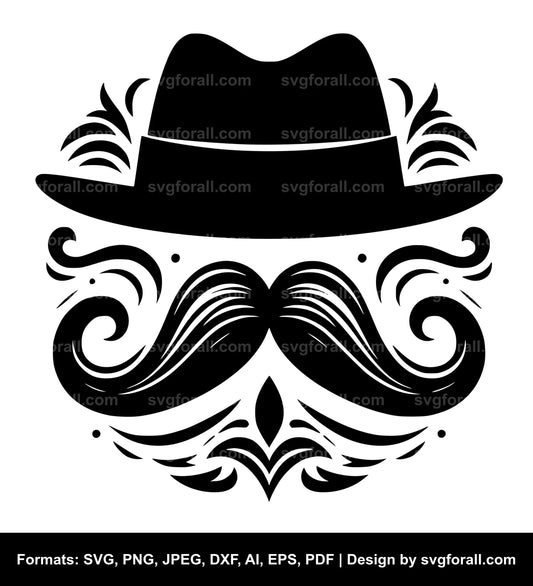 Mustache SVG PNG