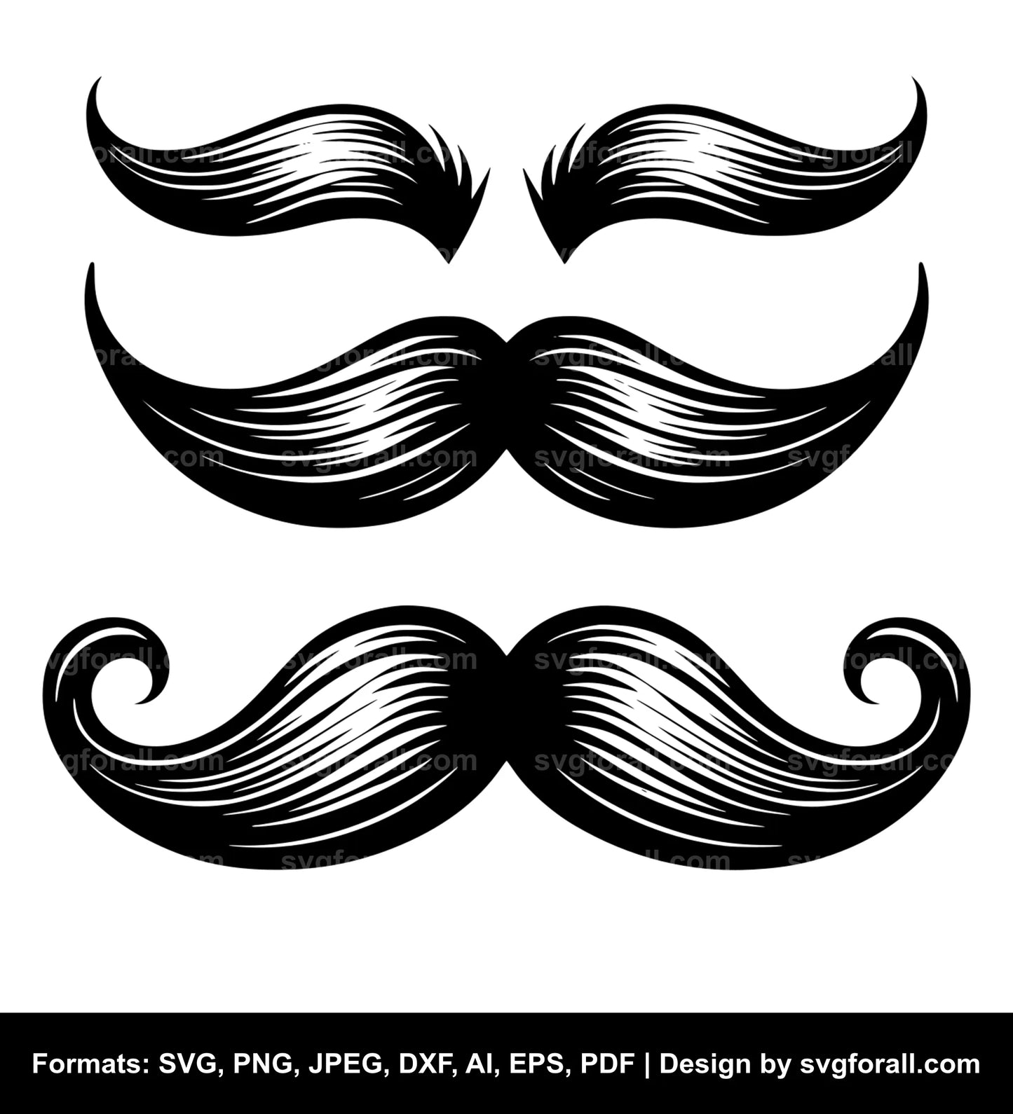 Mustache SVG Vector