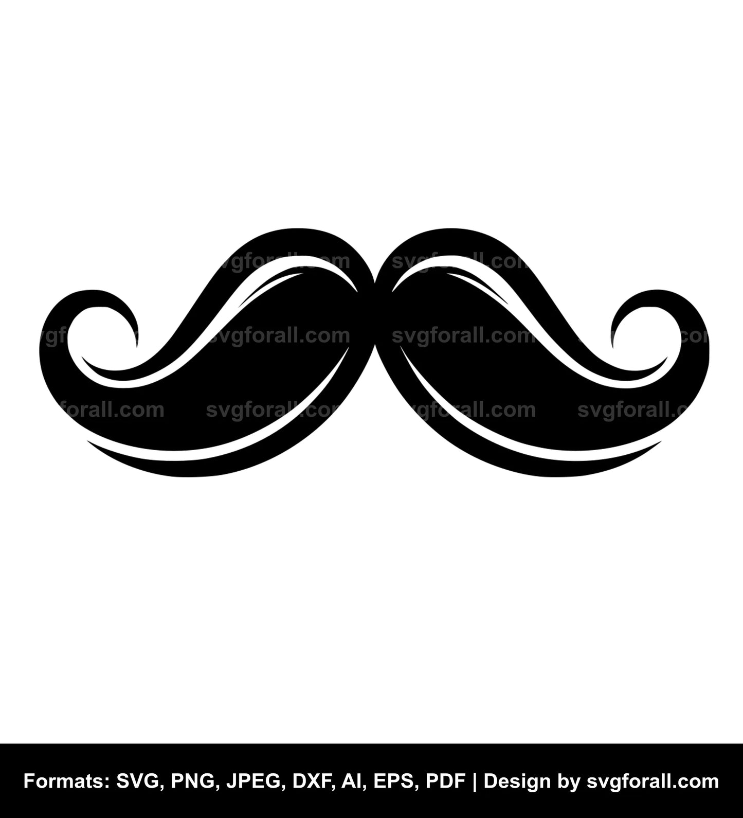 Mustache Vector SVG