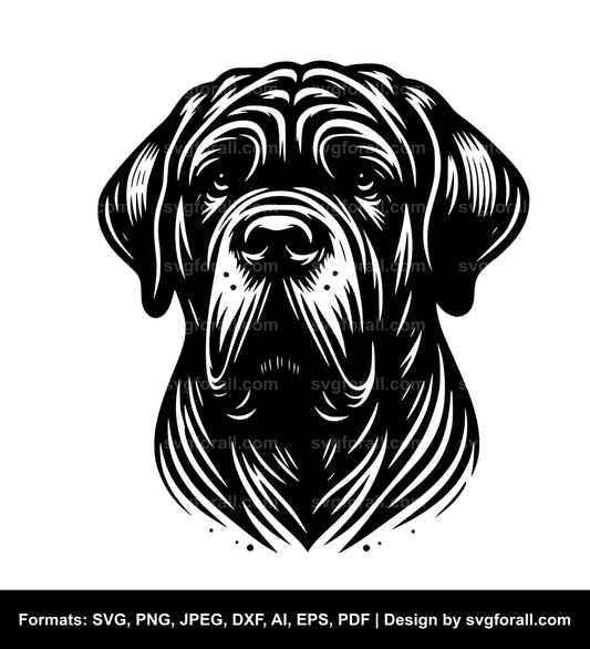 Neapolitan Mastiff Dog SVG