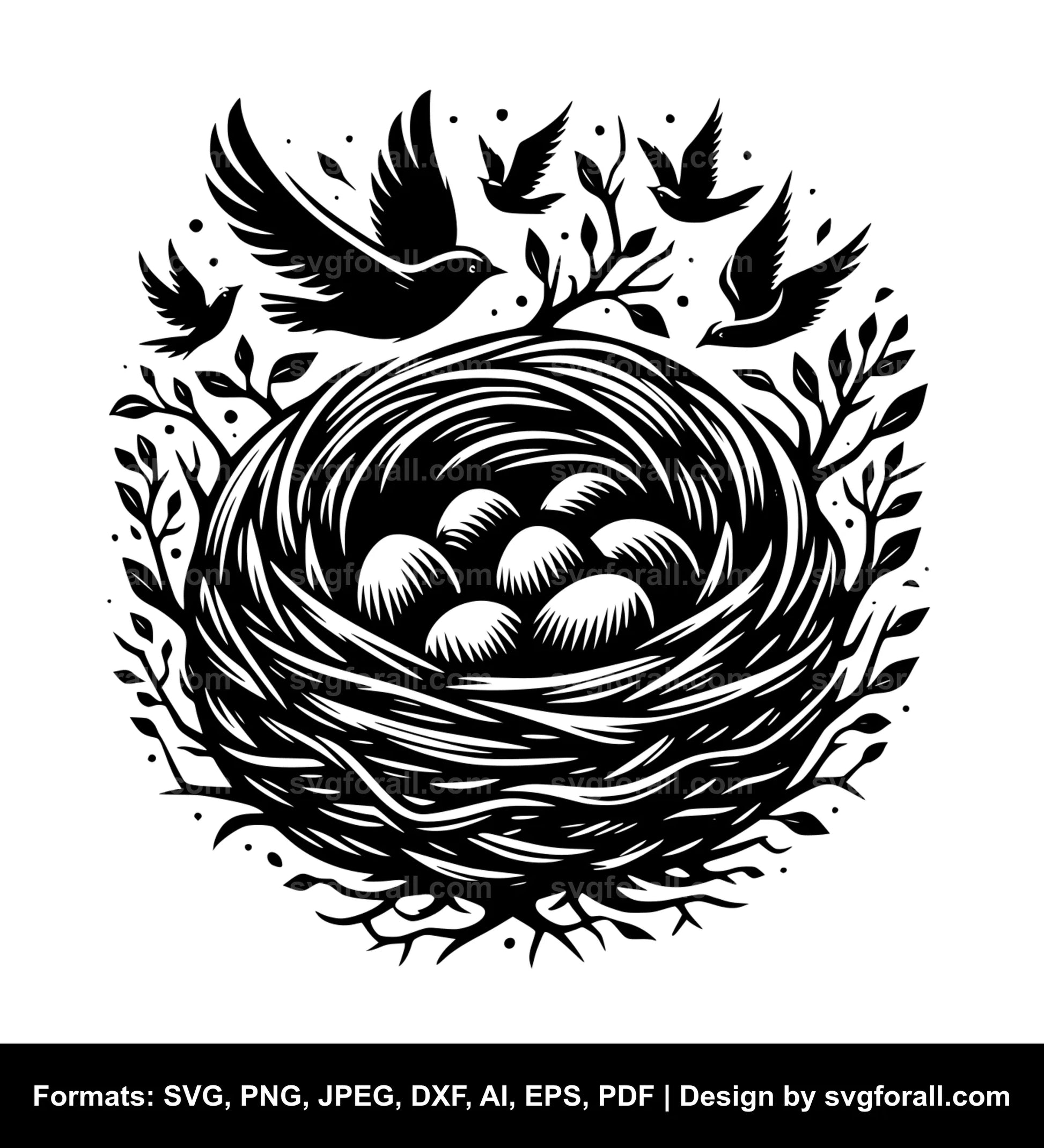 Nest Black SVG