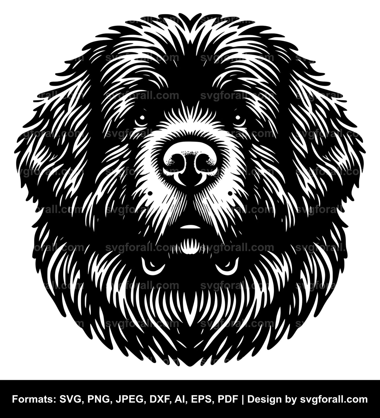 Newfoundland Dog SVG