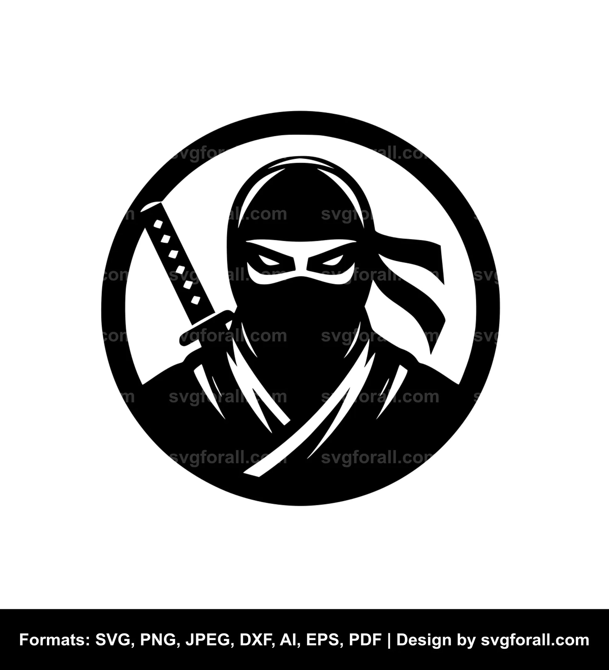 Ninja Black SVG