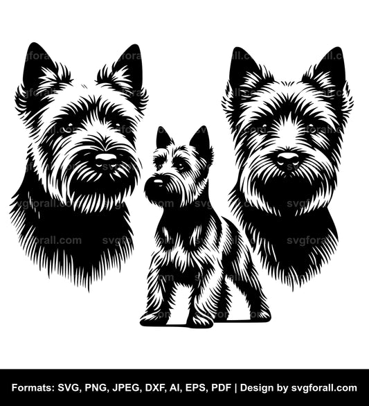 Norwich Terrier Dog SVG File