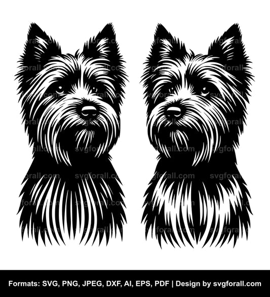 Norwich Terrier Dog Vector SVG