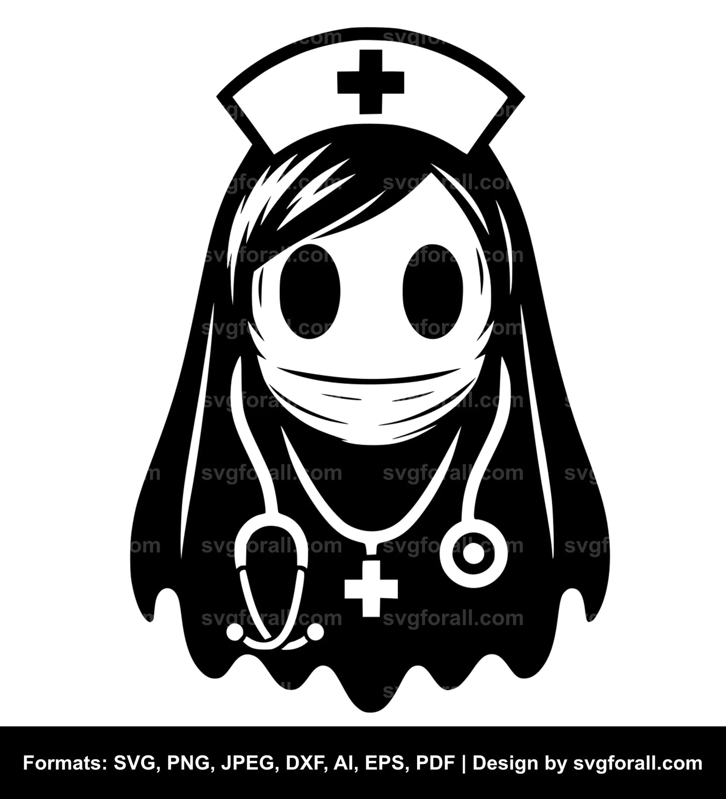 Nurse Ghost SVG PNG