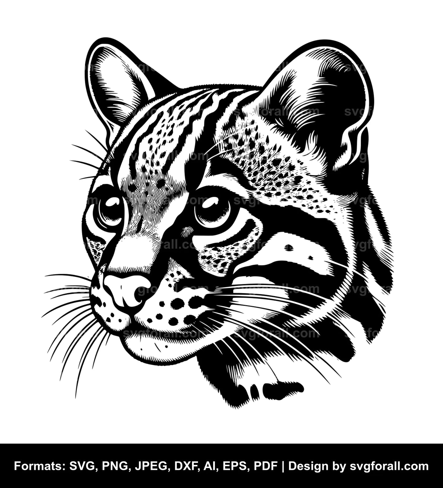 Ocelot Black SVG