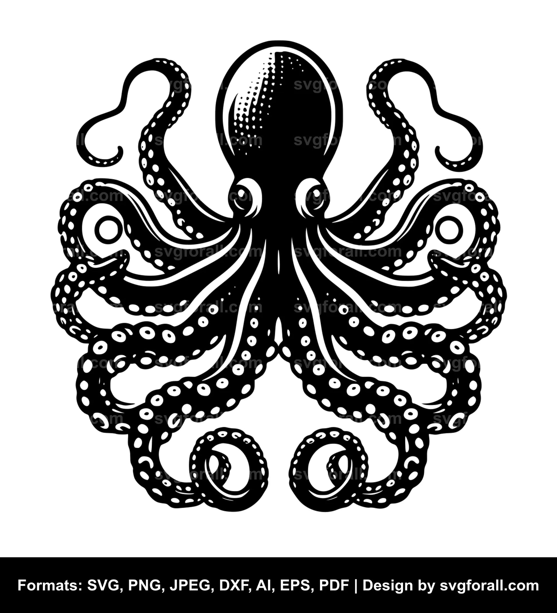 Octopus Clipart SVG