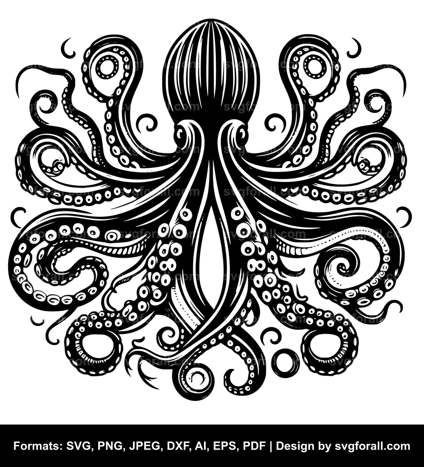 Octopus Cricut SVG