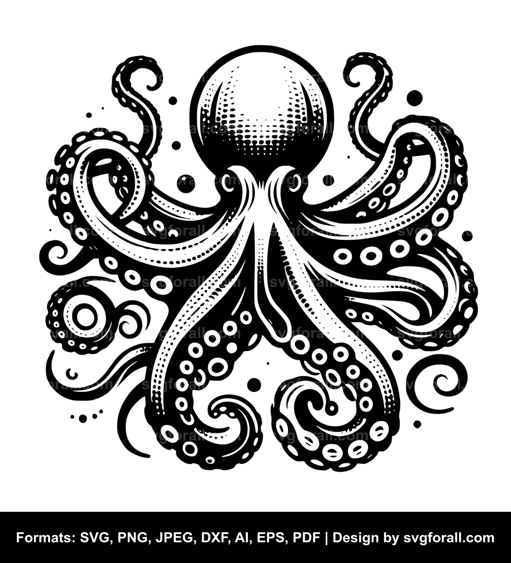 Octopus SVG Cut Files