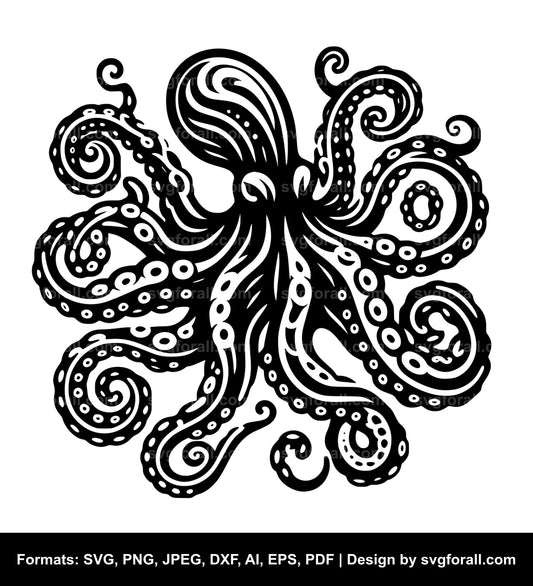 Octopus SVG Design