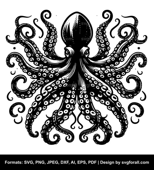 Octopus SVG Download