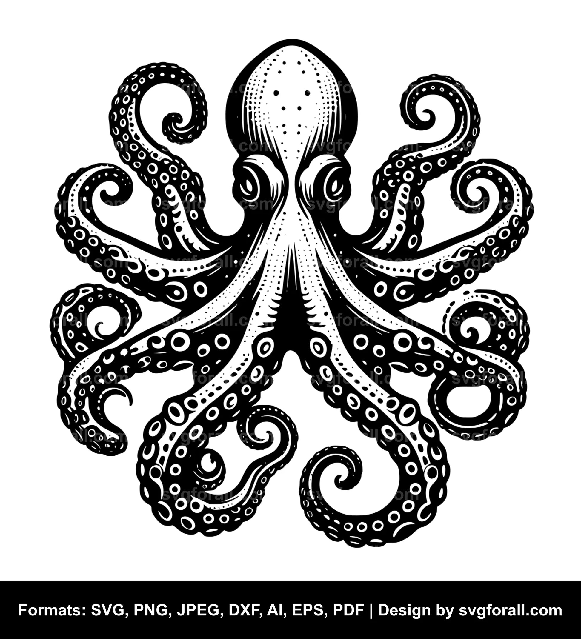 Octopus SVG Download File