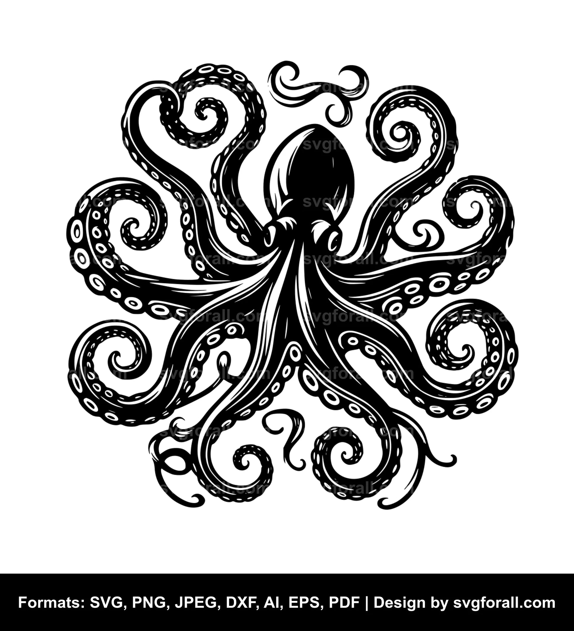 Octopus SVG File